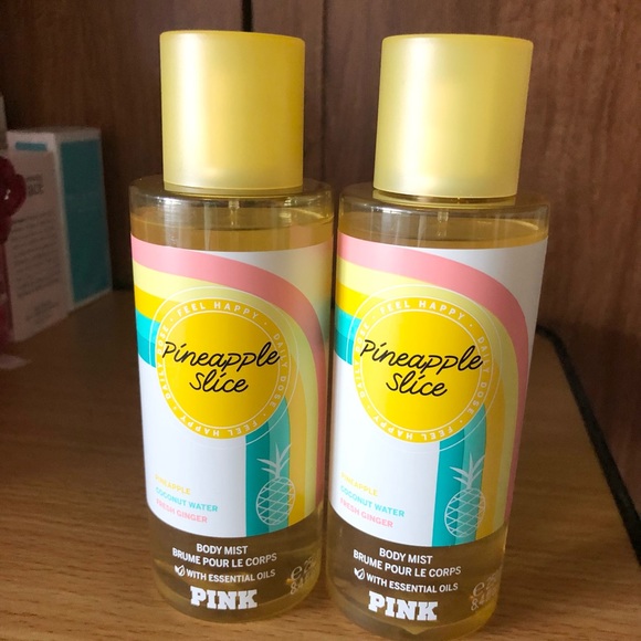 NEW PINK Pineapple Slice Body Mist Bundle